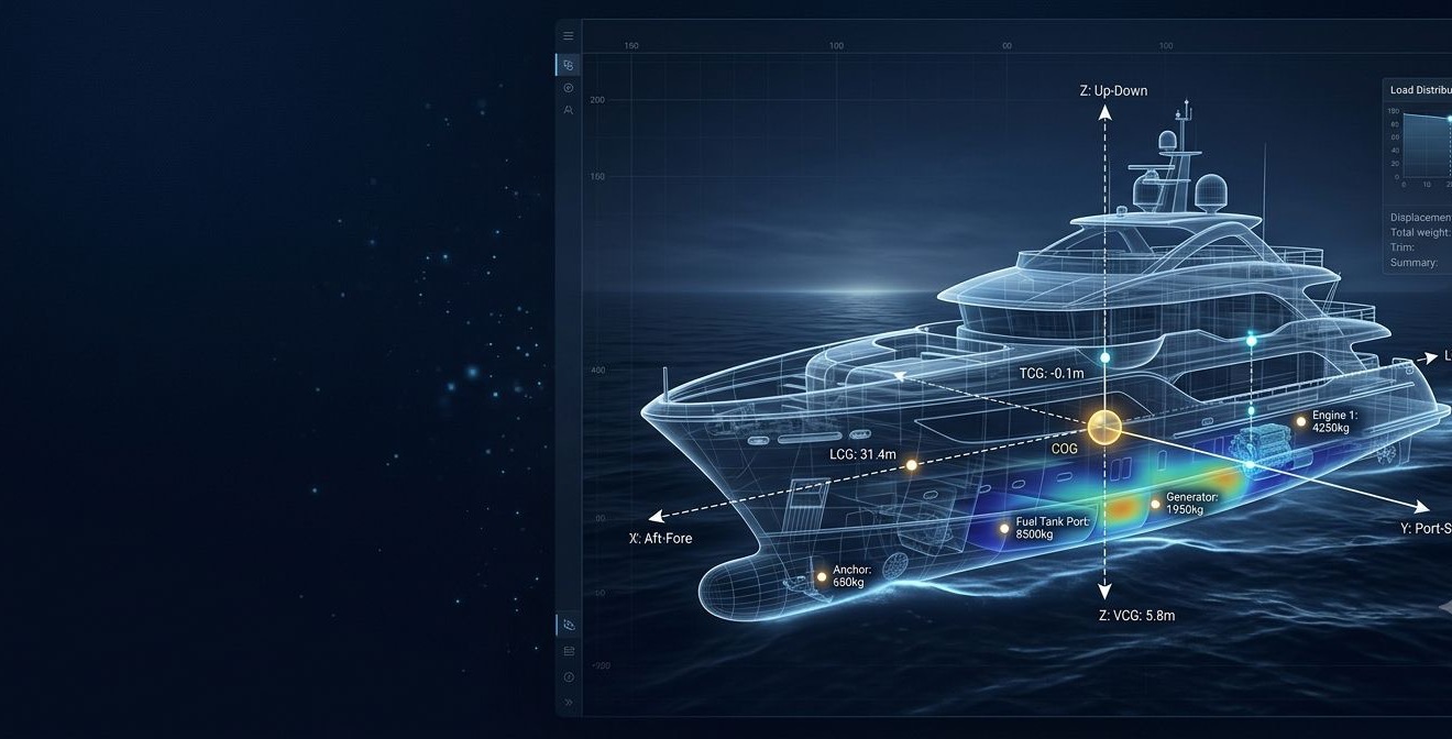Notilus Weight — weight and centre-of-gravity control for marine projects